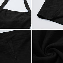 Load image into Gallery viewer, Solid Color Halter Neck Maxi Dress