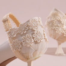 Load image into Gallery viewer, Lace High Heels Shoe Straps