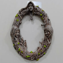 Load image into Gallery viewer, Triple Goddess Wall Hanging Mirror