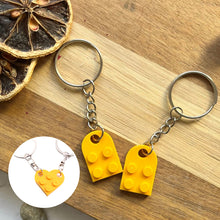 Load image into Gallery viewer, Cute Heart Shape Matching Brick Keychain For Couples