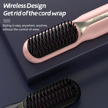 Load image into Gallery viewer, Cordless Hair Straightener Brush