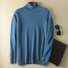 Load image into Gallery viewer, Men's Mink Turtleneck Bottoming Sweater