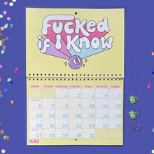 Load image into Gallery viewer, Funny and Sweary Double Page Wall Calendar
