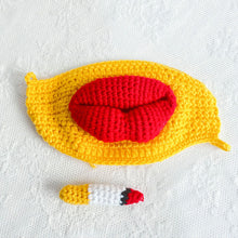 Load image into Gallery viewer, Sausage Mouth Hand Knitted Mask