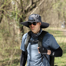 Load image into Gallery viewer, Solar &amp; USB Charging Fan Outdoor Fishing Hat