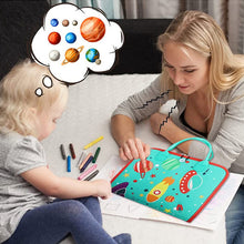 Load image into Gallery viewer, Toddler Felt Busy Board Montessori Toys