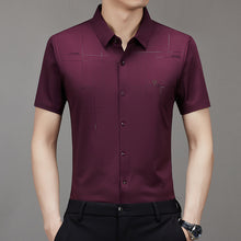Load image into Gallery viewer, Men’s Ice Silk Business Seamless Shirt