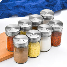 Load image into Gallery viewer, Glass Spice Jars Set