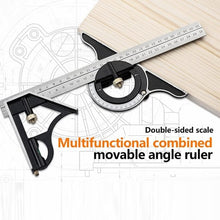 Load image into Gallery viewer, Multifunctional Combination of Movable Angle Ruler Set