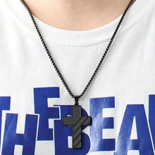 Load image into Gallery viewer, American Flag Cross Pendant Necklace