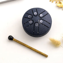 Load image into Gallery viewer, Buddha Stones Mini Steel Tongue Drum Kit (3 Inch)