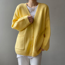 Load image into Gallery viewer, Slouchy Knitted Cardigan With Pockets