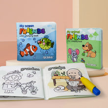 Load image into Gallery viewer, Water Painting Color Changing Cloth Book