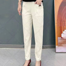 Load image into Gallery viewer, Women's Elastic Waist Cotton Pants