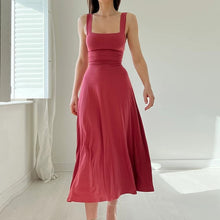 Load image into Gallery viewer, New Women's Thick Straps Midi Dress