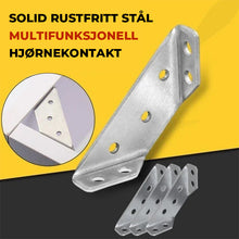Load image into Gallery viewer, Universal hjørnekontakt i rustfritt stål