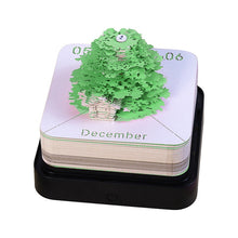 Load image into Gallery viewer, Tree House Paper Sculpture Calendar