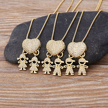 Load image into Gallery viewer, Love and my kids - Mother's Love Necklace