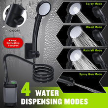Load image into Gallery viewer, Portable Rechargeable Outdoor Camping Shower Pump