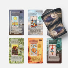 Load image into Gallery viewer, Lære tarotkortstokk med betydninger på