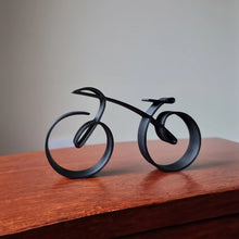Load image into Gallery viewer, Minimalist Bicycle Sculpture Wireframe Style