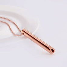 Load image into Gallery viewer, Stainless Steel Whistle Necklace