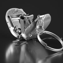 Load image into Gallery viewer, Portable Mini Folding Nail Clippers Keychain