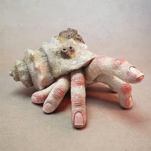 Load image into Gallery viewer, Finger Parasite Crab Resin Sculpture