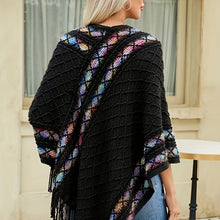 Load image into Gallery viewer, Women's Retro Pullover Tassel Shawl