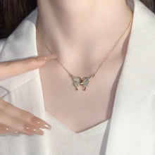 Load image into Gallery viewer, Magnetic Butterfly Patchwork Necklace