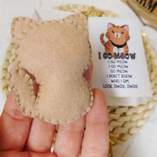 Load image into Gallery viewer, Felt Tabby Cat Plush In A Match Box