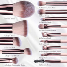 Load image into Gallery viewer, Travel Makeup Brush Set
