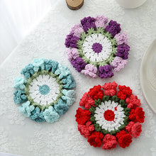 Load image into Gallery viewer, Hand Knit Crochet Suzuran Flower Coaster