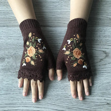 Load image into Gallery viewer, Hand Embroidered Gloves
