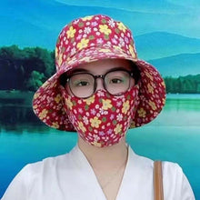 Load image into Gallery viewer, Sun Protection Mask Hat