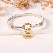 Load image into Gallery viewer, To My Bonus Daughter Two-Tone Bracelet