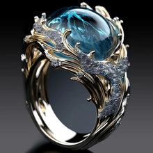 Load image into Gallery viewer, The Heartbeat of The Sea, Ocean Wave Ring