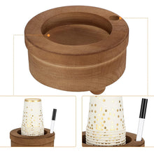Load image into Gallery viewer, Wooden Cup Holder with Marker Slot