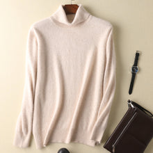 Load image into Gallery viewer, Men's Mink Turtleneck Bottoming Sweater