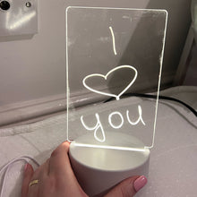 Load image into Gallery viewer, Note Board Creative LED Night Light