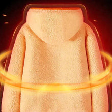 Load image into Gallery viewer, Men’s Double-Layer Fleece Hooded Jacket