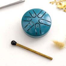 Load image into Gallery viewer, Buddha Stones Mini Steel Tongue Drum Kit (3 Inch)