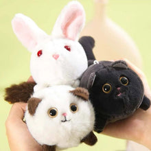 Load image into Gallery viewer, Wagging Tail Kitty Plush Doll Keychain