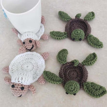 Load image into Gallery viewer, Potholder Hand Knitted Mug Coaster