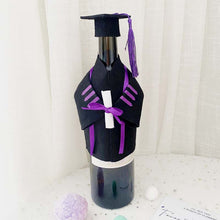 Load image into Gallery viewer, Graduation Cap And Gown Bottle Cover