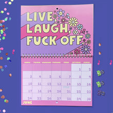 Load image into Gallery viewer, Funny and Sweary Double Page Wall Calendar