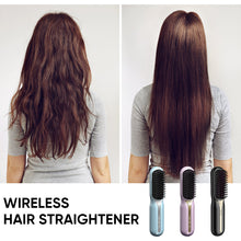 Load image into Gallery viewer, Cordless Hair Straightener Brush