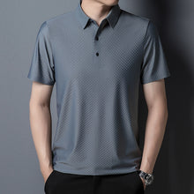 Load image into Gallery viewer, Men's Solid Colour Fashion Polo Shirt