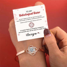 Load image into Gallery viewer, I will always be with you - Diamond Knot Bracelet