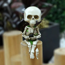 Load image into Gallery viewer, Fishing Skeleton Garden Accessory